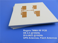 高周波能力と熱安定性のある基板 (TMM4) のロジャースTMM4 PCB - 0.508mm (20mil) 浸水金
