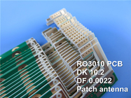 ロジャース RO3010 PCB 2層 1オンス銅 高周波 RF 基板