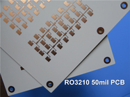 RO3210 高周波回路材料 2層硬いPCB 浸水金サンプル
