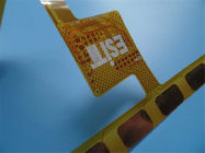PCBs 0.15mmの厚いPolyimideのPCBsの黄色のCoverlay両面の適用範囲が広いFPC PCB