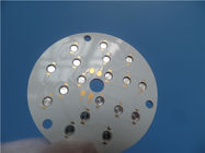 導かれたつく金属の中心PCBのためのボール凹まされた穴が付いているアルミニウムPCB