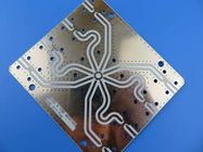 高周波PCB板は液浸の金とのRO4350B 10ミルで造りました