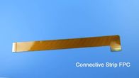 接触ベルトのためにめっきされるPIの補強剤および金が付いている1oz Polyimideで造られる単一の味方された屈曲PCBのストリップ