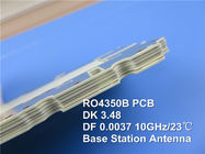 高周波LTEのためのPCBロジャース10mil 0.254mm RO4350B PCB倍によって味方されるRF PCB
