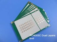 ロジャースRO4003C PCBの倍は高周波PCBアンテナのための8mil 0.203mm RF味方した