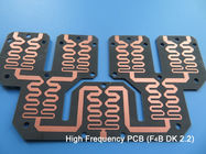 カプラーのためのDK2.2二重層安いRF PTFE PCBのPTFE高周波PCB