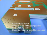 ロジャースRO3035のマイクロウェーブPCBの2層のロジャース3035 20mil 0.508mmのサーキット ボードDK3.5 DF 0.0015高周波PCB