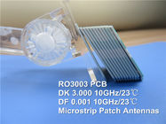 ロジャース3003 PCB RO3003高周波PCBの10mil、20mil、30milおよび60mil厚いコーティングの液浸金、銀および錫