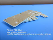 ロジャース3006高周波PCB RO3006 RF PCBの10mil、25milおよび50mil厚いコーティングの液浸金、錫、銀およびHASL