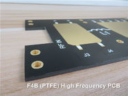 金属は無線装置のための1.0ozコーティングの液浸の金との3.0mm PTFEに造られた高周波PCBを基づかせていた