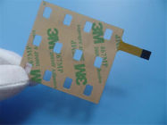 キーパッドの膜のSingle-sided適用範囲が広いPCBs FPCのPolyimide PCBsは3Mテープ接着剤を設計する