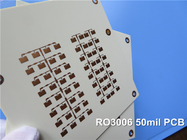 液浸の金が付いているロジャースRO3006 RFのプリント基板の2層のロジャース3006 50mil 1.27mmのマイクロウェーブPCB