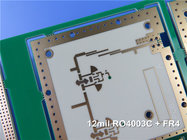 高周波雑種PCBの4つの層はロジャース12mil RO4003CおよびFR-4のPCB板Bulitを混合した