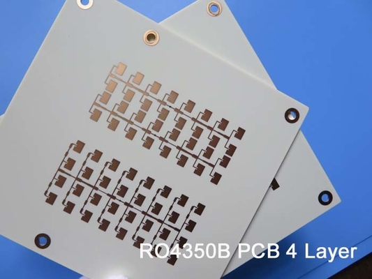6.6ミルRO4350Bおよびレーダー システムのための10ミルRO4350Bの4つの層高周波PCB