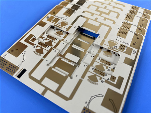 最新の会社の事例について Wangling High-Dk 4.4 TP440 laminate fabircate PCB for Miniaturized Antenna and Aerospace Applications