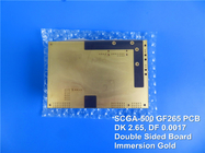 ガラスとのShengyi SCGA-500 GF265 PTFEで造られた高周波PCBはRF回路材料を補強した