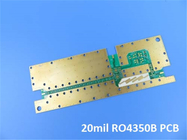 高周波ディバイダーのためのPCBロジャース20mil 0.508mm RO4350B PCB倍によって味方されるRF PCB