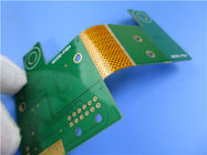 1.6mm FR4および0.2mmのPolyimideで造られる4つの層の堅屈曲PCB