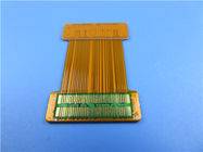 二重層FPCのサンプルのために切られる金によってめっきされるレーザーが付いている適用範囲が広いPCB板