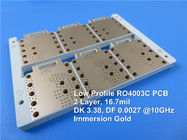 RO4003C LoProルーターおよびサーバーのための高周波PCBロジャース16.7milの控えめな銅