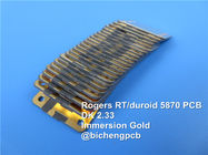 ロジャースRT/Duroid 5870 20mil 0.508mmミリメートル波の塗布のための高周波PCBの倍のSied RF PCB