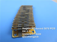 レーダー システムのためのロジャースRT/Duroid 5870 31mil 0.787mm高周波PCB
