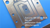 衛星のための液浸の金とのRF-35TC 60mil 1.524mmで造られるTaconic高周波PCB