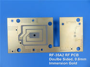 RF-35A2 RF PCB 20milの超低い損失の電力増幅器のための倍によって味方される高周波サーキット ボードのコーティングの液浸の金
