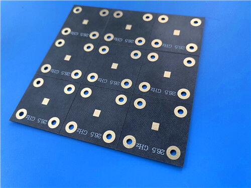 AGC マルチマテリアル 大容量 TLX-6 DK 2.65 ファイバーグラス強化マイクロ波基板 & カスタム 2 層 3.5ml PCB ソリューション