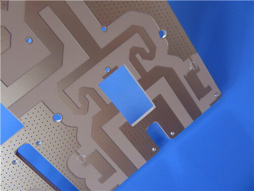 ロジャース RO3010 DK 10.2 高周波ラミネートと混合材料 4層 1.27mm + 0.076mm + 1.27mm RFマイクロ波用PCB
