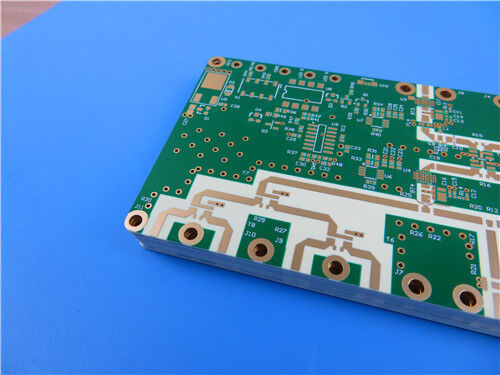 10層多層ハイブリッドRO4350B+Tg170 TU-768 FR4 RF/マイクロ波基板、レジン充填およびメッキフラットビア付き