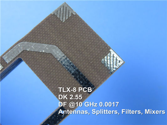 HASLのTaconic TLX-0、TLX-9、TLX-8、TLX-7およびTLX-6高周波PCB、液浸の金、銀、錫およびOSP