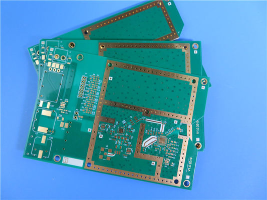 雑種PCB|混合された物質的な4層PCBは20ミルでRO4350B +ブラインドとのFR4を経て作った