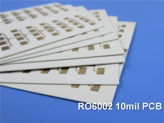 ロジャース PCB RT/Duroid 6002 10mil 0.254mm DK2.94 に構築され,RFマイクロ波フェーズ配列アンテナのための浸水金